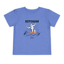Ketchum, Idaho Yeti Snowboard Toddler Tee-5