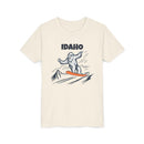 Idaho Yeti Snowboard Youth Tee - Kids Skiing Shirt-1