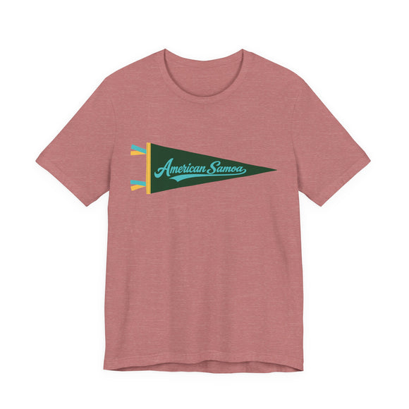 American Samoa National Park Pennant T-Shirt — Vintage Camp Flag Tee