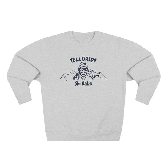 Premium Telluride, Colorado Ski Babe Sweatshirt
