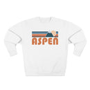 Premium Aspen, Colorado Retro Mountain Graphic Sweatshirt-3