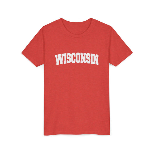 Wisconsin Youth Graphic Tee - Kids T Shirt