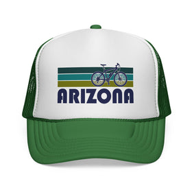 Arizona Retro Bike Trucker Hat - Vintage Style Arizona Cap - 0