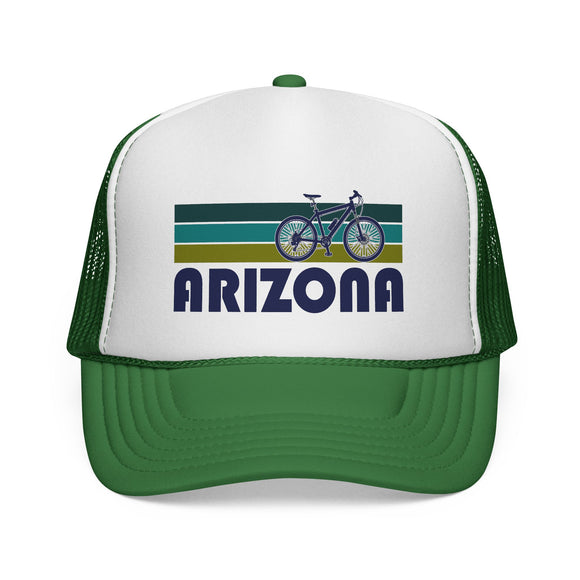 Arizona Retro Bike Trucker Hat - Vintage Style Arizona Cap