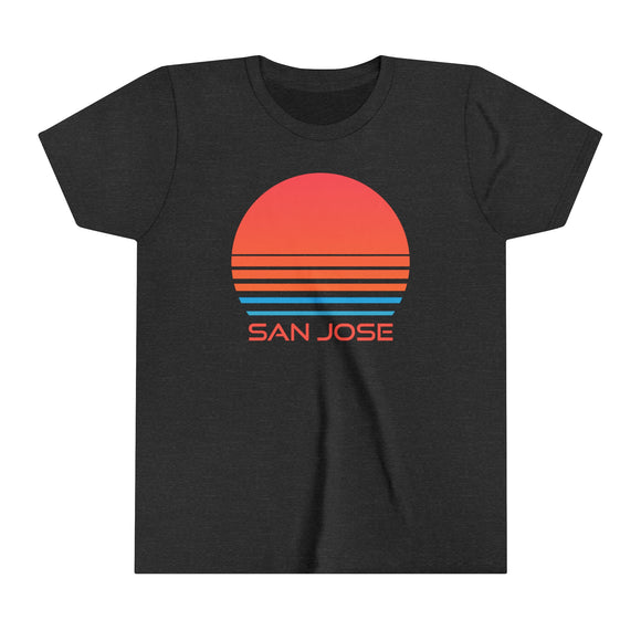 San Jose, California Youth Shirt - Retro 80s San Jose Kid's T-Shirt