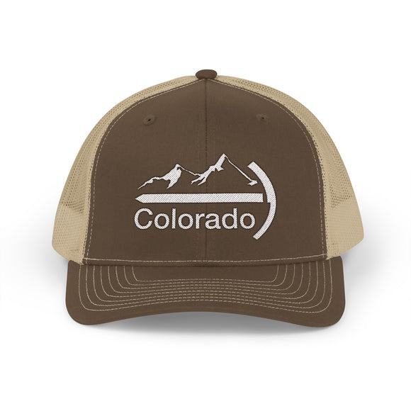 Colorado Snapback Trucker Cap - Embroidered Colorado Hat