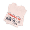 Washington Après-ski T-Shirt - Vintage Mountain Graphic Tee-13