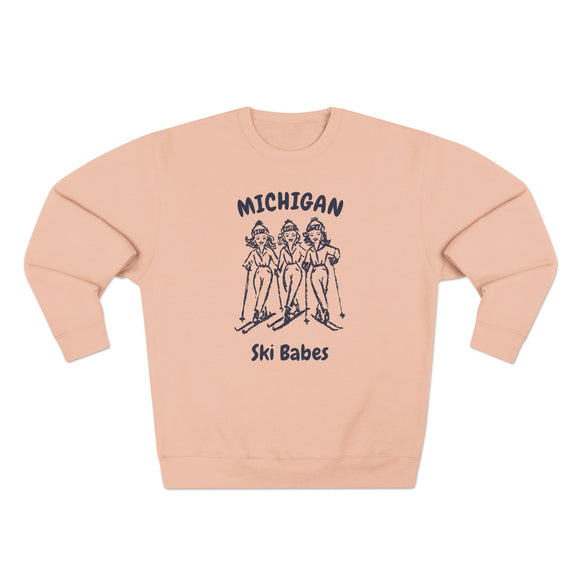 Premium Michigan Ski Babes Sweatshirt