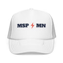 Minneapolis, Minnesota Retro Trucker Hat - Lightning Foam Cap-5
