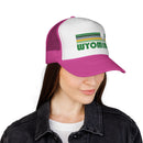 Wyoming Retro Wyoming Trucker Hat-24