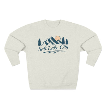 Buy oatmeal-heather Premium Salt Lake City, Utah Sweatshirt - Unisex Sweatshirt