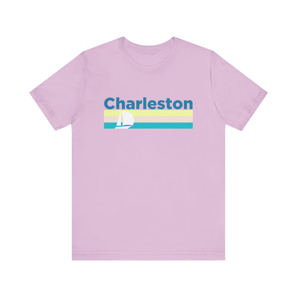 Charleston, South Carolina T Shirt - Sailboat Graphic Tee