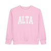 Alta, Utah Toddler Sweatshirt - Alta Toddler Crewneck Sweatshirt