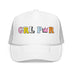 Kids Girl Power Trucker Hat Boho - Youth Snapback Cap