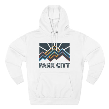 Park City, Utah Hoodie - Retro Mountain Unisex Sweatshirt - 0