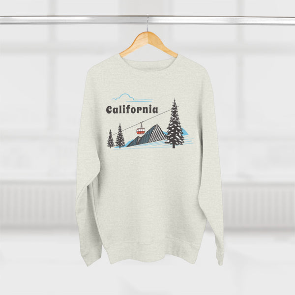 Premium California Sweatshirt Unisex Crewneck, Premium Sweatshirt, Crewneck Jumper, Ski Resort Apparel