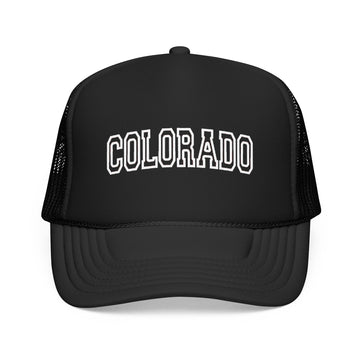 Colorado Trucker Hat — Vintage College Foam Mesh Cap - 0