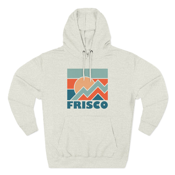 Frisco, Colorado Hoodie - Retro Mountain Unisex Sweatshirt