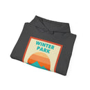 Winter Park, Colorado Mountain Sun Hoodie - Unisex Hooded Sweatshirt, Travel Sweatshirt, Sunset-12