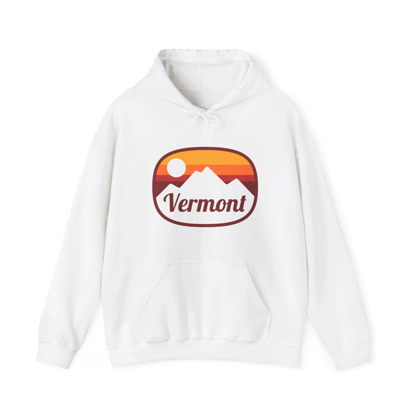 Vermont Hoodie - Retro Ombre Unisex Vermont Hoodie Sweatshirt