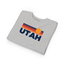 Utah Toddler Sweatshirt - Retro Sun Utah Toddler Crewneck Sweatshirt-10