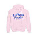 Retro Boulder, Colorado Youth Hoodie - Mountain Boulder, Colorado Kids Sweatshirt, Cute Boulder, Colorado Children's Pullover-5