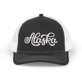 Alaska Snapback Trucker Cap - Embroidered Alaska Hat - 0