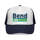 Bend, Oregon Retro Trees Trucker Hat - Vintage Style Bend Cap-4