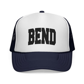 Buy dark-navy Bend, Oregon Collegiate Style Trucker Hat