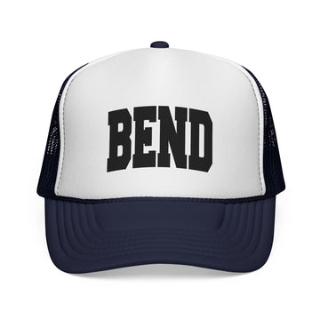 Buy dark-navy Bend, Oregon Collegiate Style Trucker Hat