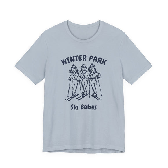 Winter Park, Colorado Ski Babes T‑Shirt — Retro Skiing Graphic Tee