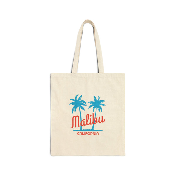 Malibu, California, Cotton Canvas Malibu Tote Bag