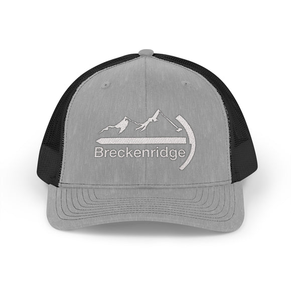 Breckenridge, Colorado Snapback Trucker Cap - Embroidered Breckenridge Hat