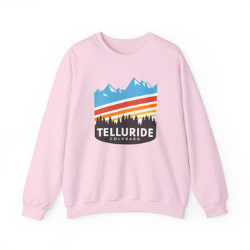 Telluride, Colorado Sweatshirt - Unisex Retro Crewneck Telluride Sweatshirt - 0