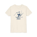 Taos, New Mexico Youth Vintage Snow Ski Graphic Tee - Kids Taos T Shirt-9