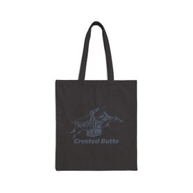 Crested Butte, Colorado Cotton Canvas Tote Bag - 15