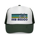 New Mexico Retro Bike Trucker Hat - Vintage Style New Mexico Cap-3