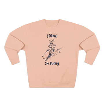 Premium Stowe, Vermont Ski Bunny Sweatshirt