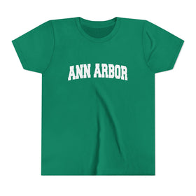 Ann Arbor, Michigan Youth Graphic Tee - Kids Ann Arbor T Shirt