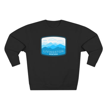 Buy black Premium Livingston, Montana Sweatshirt Unisex Crewneck, Premium Sweatshirt, Crewneck Jumper, Ski Resort Apparel