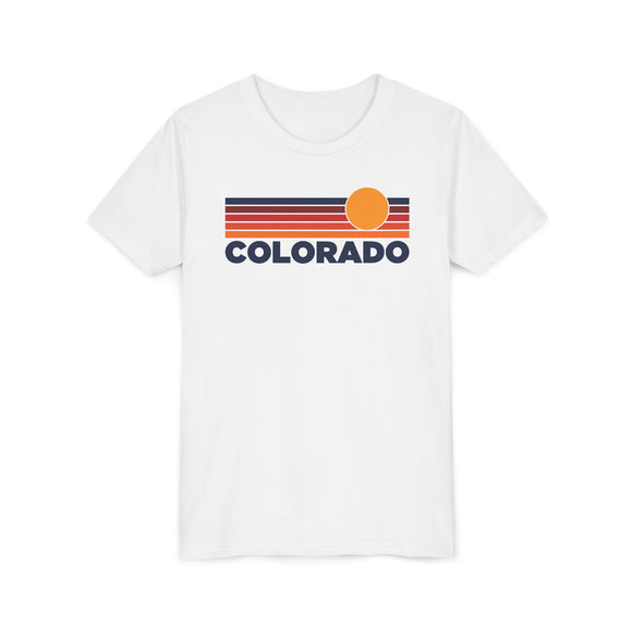 Colorado Youth T-Shirt — Retro Sun Tee