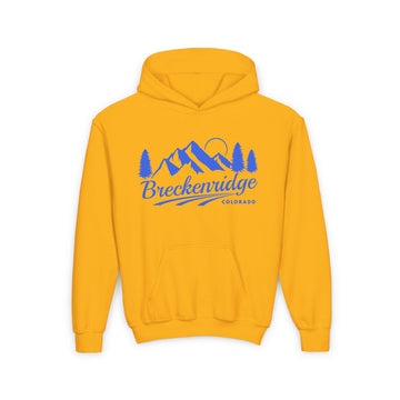 Buy gold Retro Breckenridge, Colorado Youth Hoodie - Mountain Breckenridge, Colorado Kids Sweatshirt, Cute Breckenridge, Colorado Children's Pullover