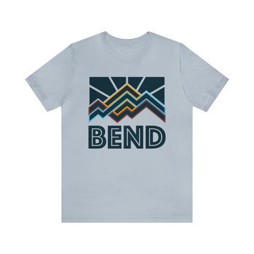 Buy light-blue Bend, Oregon T-Shirt - Retro Unisex Bend Shirt