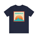 Retro Asheville, North Carolina T-Shirt, Mountain Sun Tee, Unisex Graphic Shirt, Vintage Top, Outdoor Adventure Clothing-3