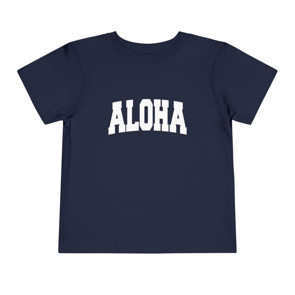 Aloha Toddler Graphic Tee - Kids Aloha Vacation T-Shirt