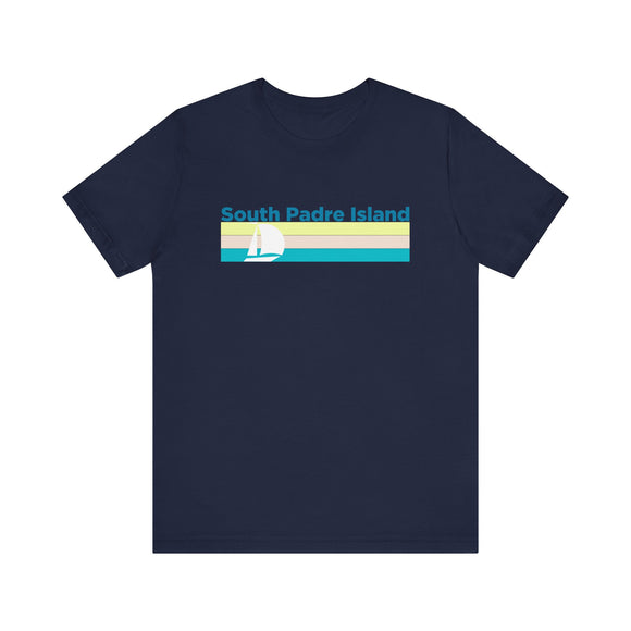 South Padre Island, Texas T Shirt - Sailboat Graphic Tee