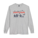 Lake Placid, New York Après-ski Long Sleeve Shirt - Mountain Retro Skiing-1