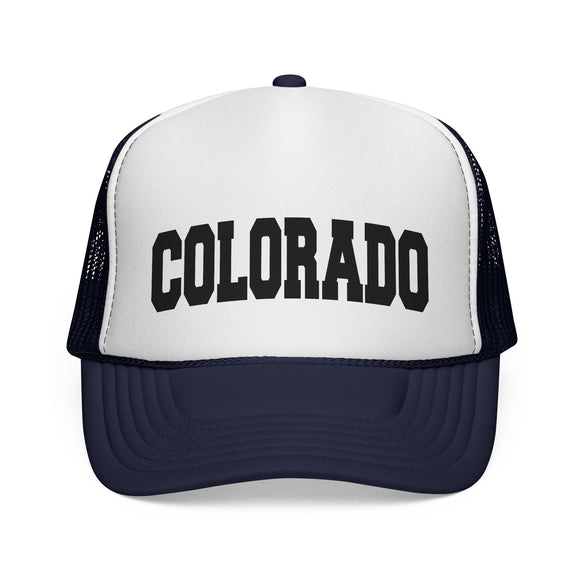 Colorado Retro Collegiate Style Trucker Hat