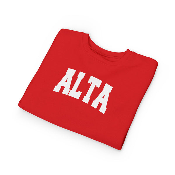 Alta, Utah Toddler Sweatshirt - Alta Toddler Crewneck Sweatshirt