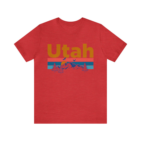 Utah T-Shirt - Mountain Sunset Unisex Utah Shirt